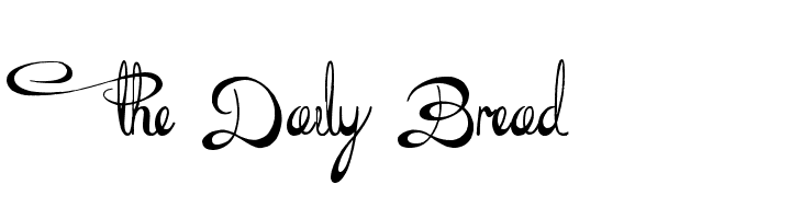 the Daily Bread Font
