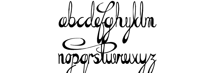 the Daily Bread Font LOWERCASE