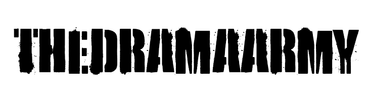 the Drama Army  免费字体下载