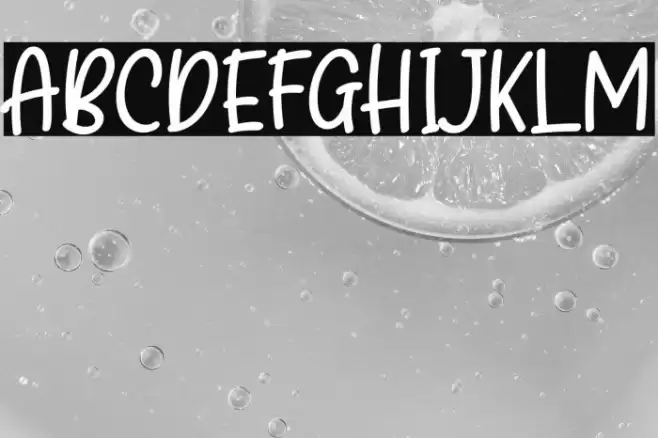 the FReSH of OnioN Font examples