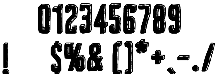 the Gallery Font OTHER CHARS