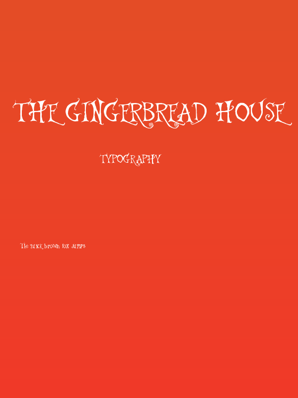 the Gingerbread House Poster
