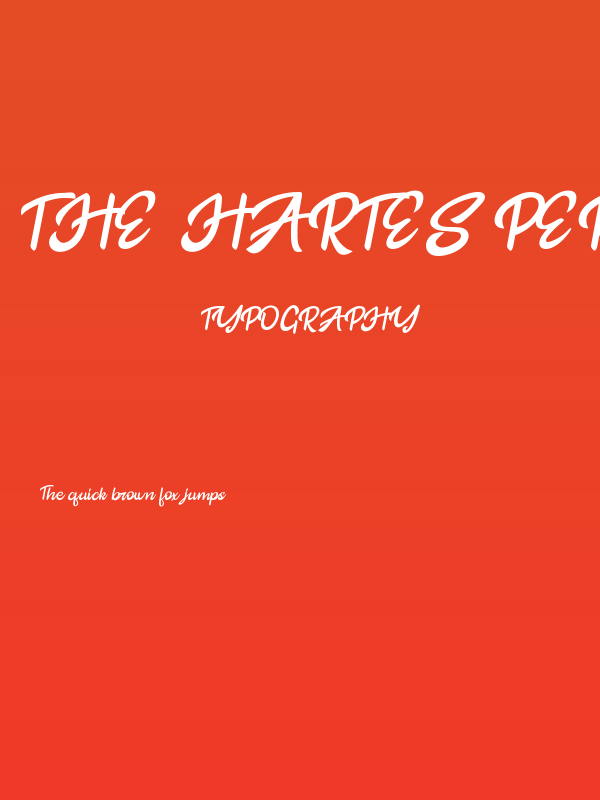 the Hartes Personal Use Poster