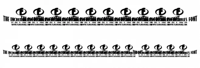 the-Incredibles Font OTHER CHARS