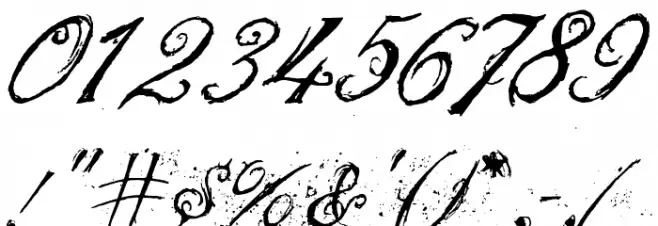 the King & Queen font Font OTHER CHARS