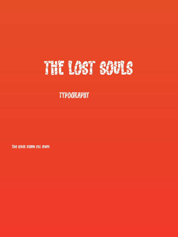 the Lost Souls Poster