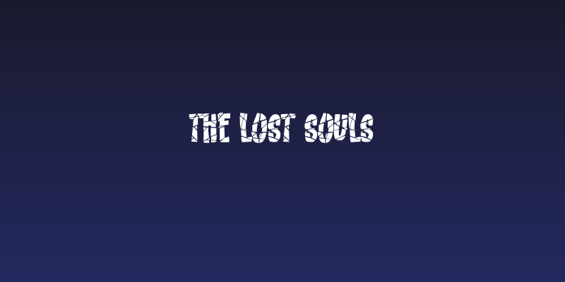 the Lost Souls Social Header