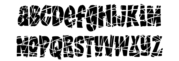 the Lost Souls Font LOWERCASE