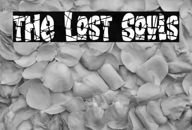 the Lost Souls Font examples