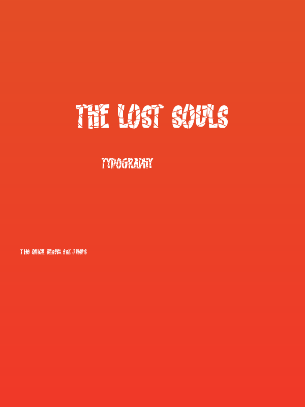 the Lost Souls Poster