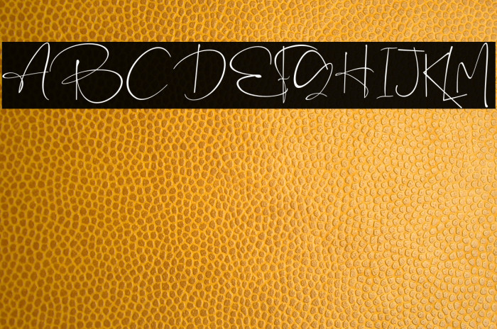 the Rochester Font examples