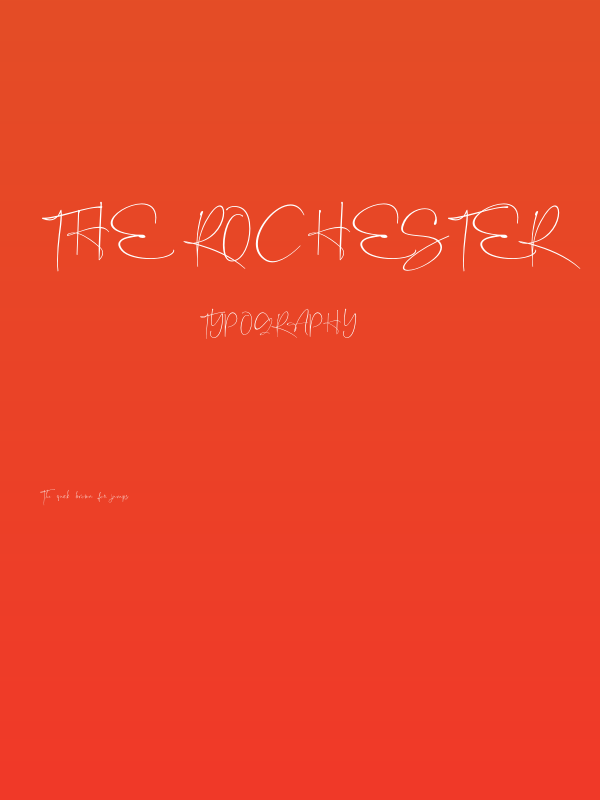 the Rochester Poster