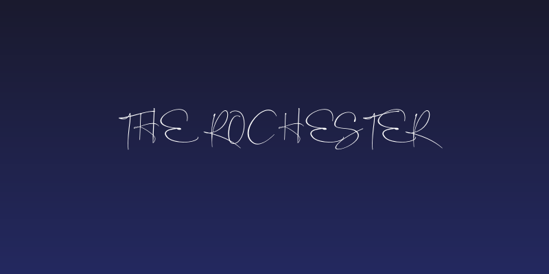 the Rochester Social Header