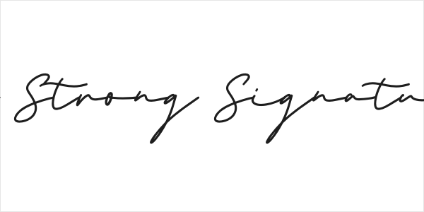 the Strong Signature Logo