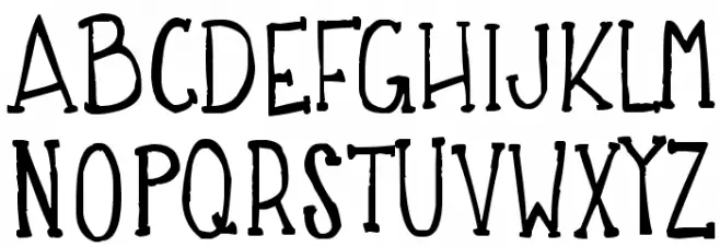 the TOADFROG Schriftart Groß