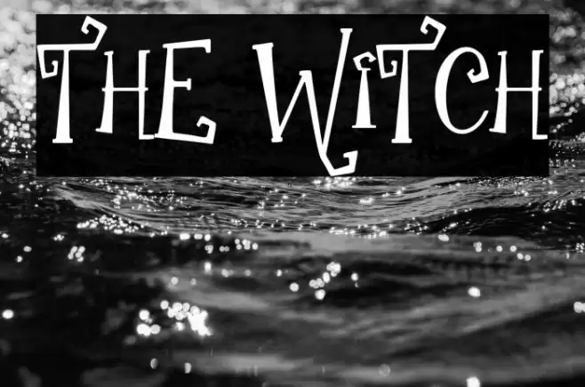 the Witch Fonte examples
