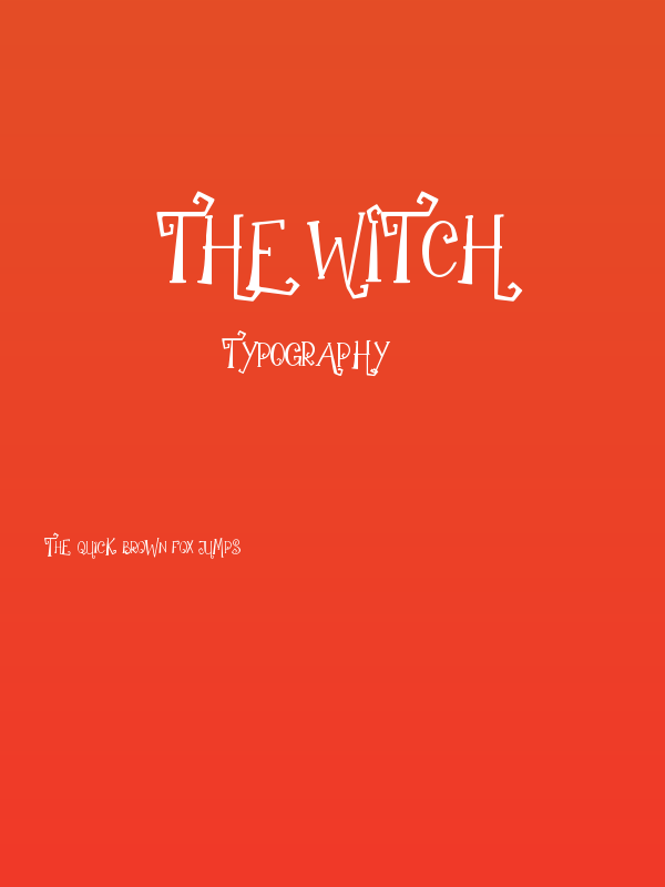 the Witch Poster