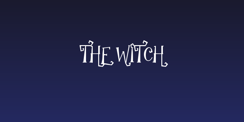 the Witch Social Header