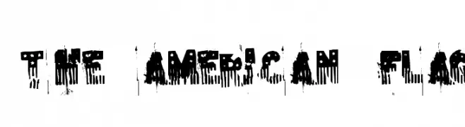 the american flag  Fuentes Gratis Descargar