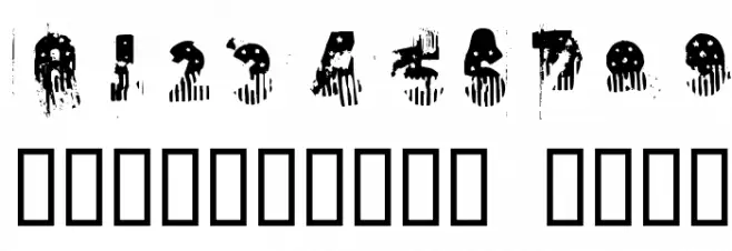 the american flag Font OTHER CHARS