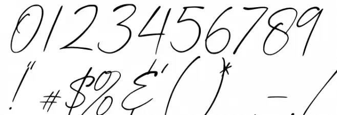 the artisan Font OTHER CHARS