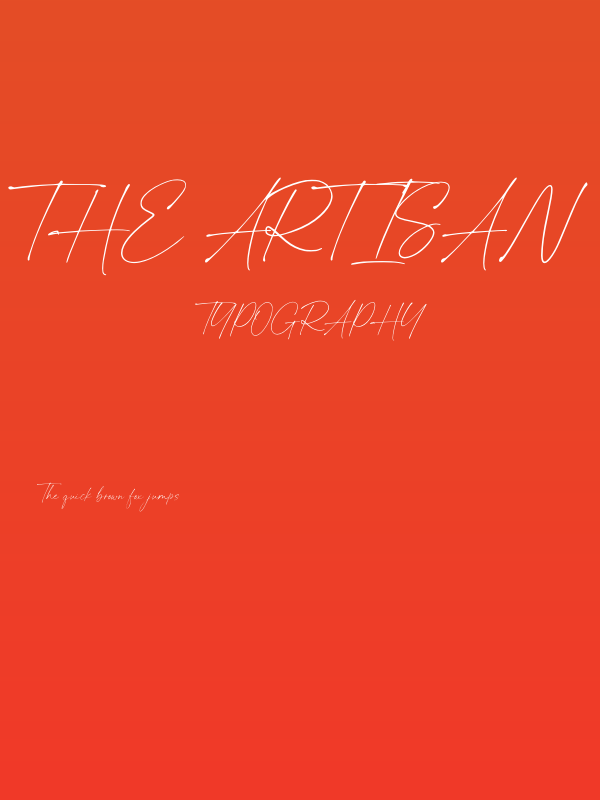 the artisan Poster