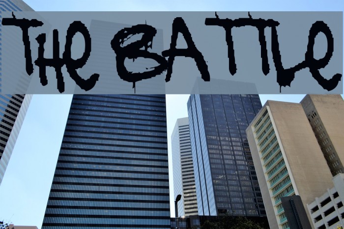 the battle Font examples