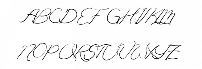 the bonsay Regular Font UPPERCASE
