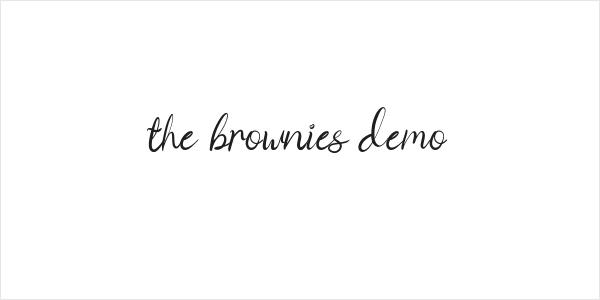 the brownies demo Logo