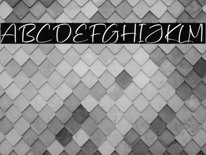 the burnley Caratteri examples