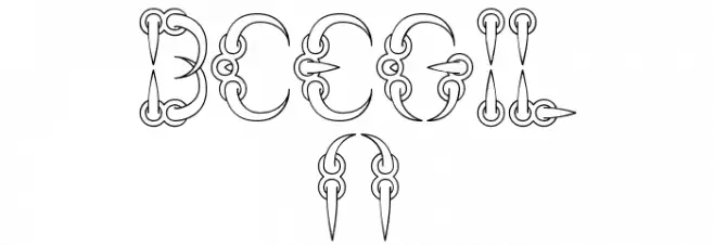 the claw Font Litere mari