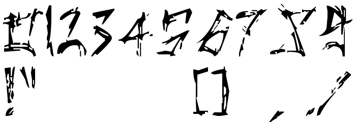 the dark ages Font OTHER CHARS