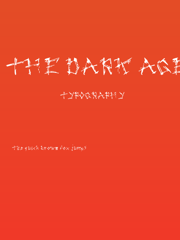 the dark ages Poster