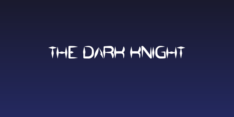 the dark knight Social Header
