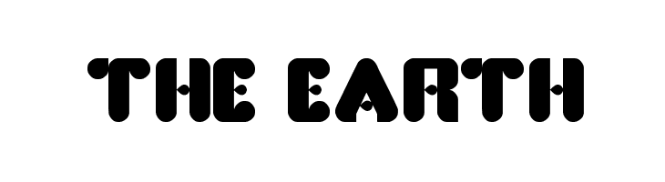 the earth  नि: शुल्क फ़ॉन्ट्स डाउनलोड