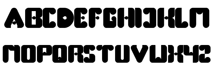 the earth Font LOWERCASE