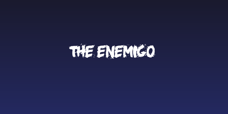 the enemigo Social Header