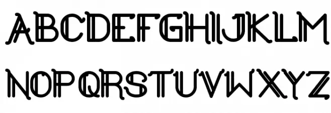 the greatest high フォント 大文字
