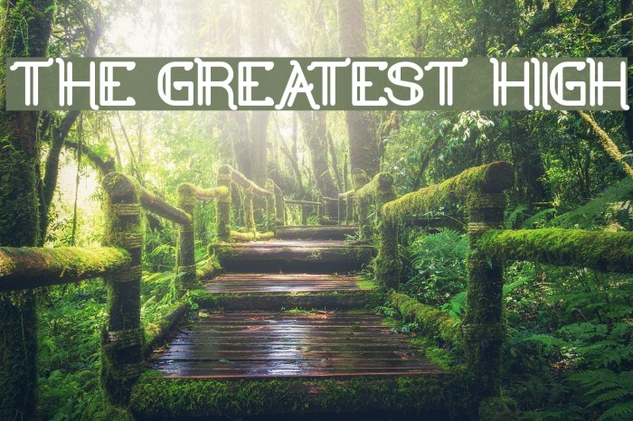 the greatest high Font examples