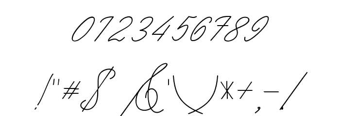 the kastle Font OTHER CHARS