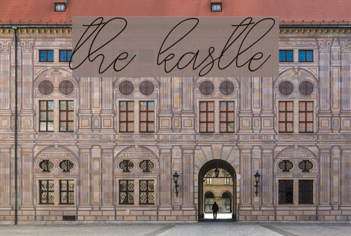 the kastle Font examples