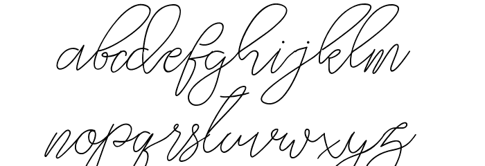 the kastle Font LOWERCASE