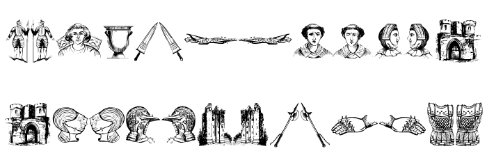 the middle ages I Font LOWERCASE