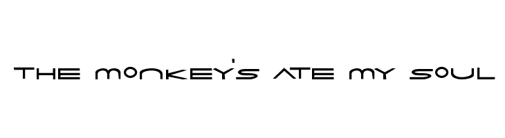 the monkey's ate my soul Font