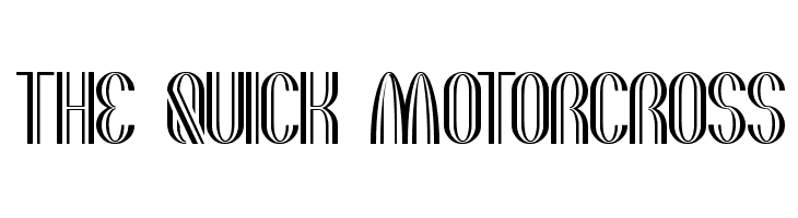 the quick motorcross  font caratteri gratis