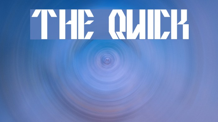 the quick Font examples