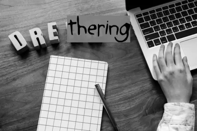 the-ring Font examples