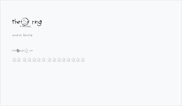 the-ring Business Card