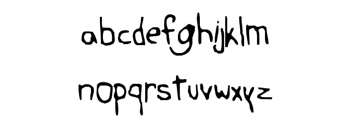 the-ring Font LOWERCASE