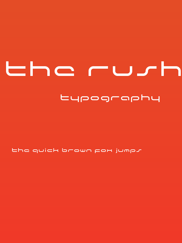the rush Regular Poster